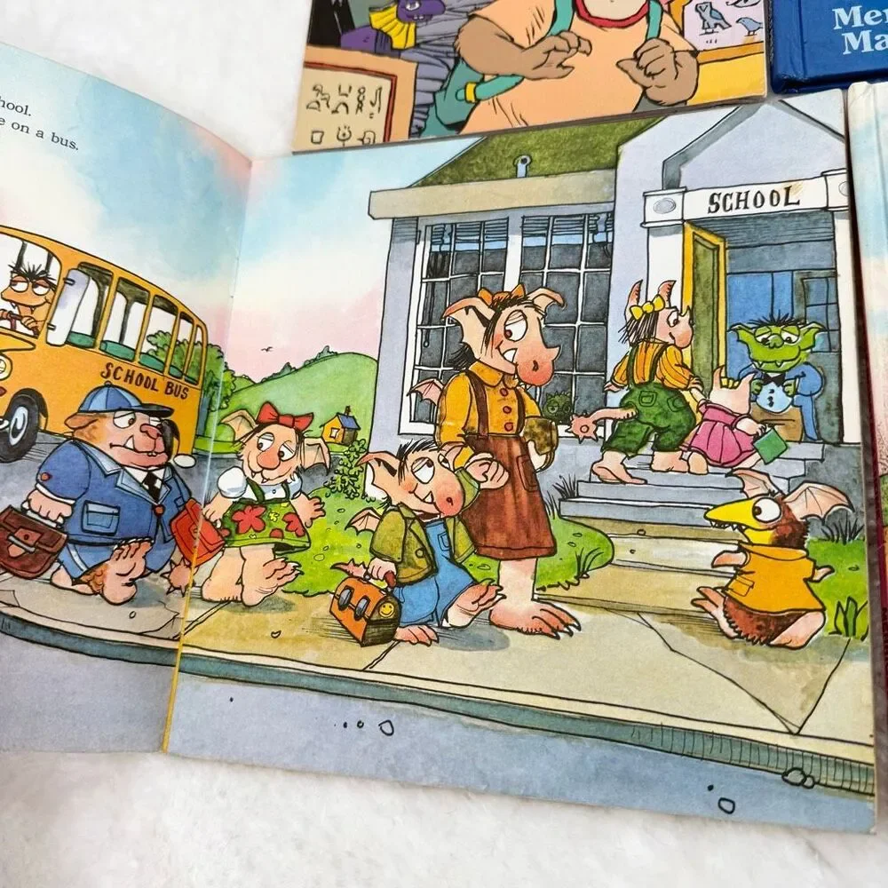 Mercer Meyer Vintage Lot of 4 Children’s Picture Books: Little Monster At Home A